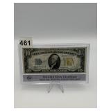 1934-A $10.00 SILVER CERTIFICATE - YELLOW SEAL,