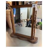TILT WALNUT MIRROR
