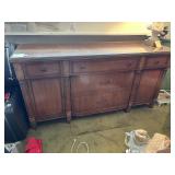 MCM HENREDON SIDEBOARD THREE DRAWER TOP TWO