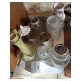 AVOCADO GREEN MCM COFFEE POT, GLASS JARS ETC.