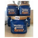 5 UNOPENED COFFEE MAXWELL HOUSE