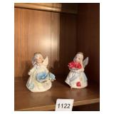 2 LEFTON ANGEL FIGURINES