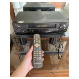 VCR WITH REMOTE AND STAND