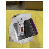 BAKING SUPPLIES LOT INCLUDING METAL ICING SPATULA