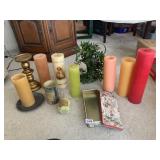 CANDLES AND CANDLE HOLDERS
