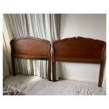 2 MATCHING TWIN SIZE HEAD BOARDS