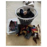 BASKET OF SOCKS, MENï¿½S VINTAGE NECK TIES