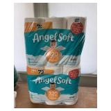 2 PACKS OF 18 CT ANGEL SOFT TOILET PAPER