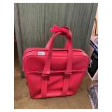 MCM LIKE NEW RED TRAVEL CASE VERY CLEAN CONDITION