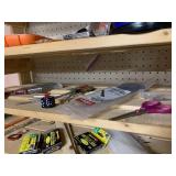 MIXED GROUP OF HAND TOOLS AND HARDWARE INCLUDING