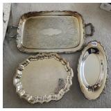 SILVER PLATE SERVING PIECES