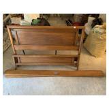 QUEEN SIZE HEADBOARD, FOOTBOARD AND RAILS
