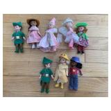 GROUP OF EIGHT MADAM ALEXANDER DOLLS IN VARIOUS