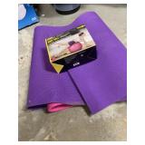 PURPLE TEXTURED FOAM EXERCISE MAT WITH BOXED