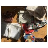 COLLECTION OF APRON AND LINENS