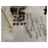 READING GLASSES, PRESCRIPTION GLASSES AND