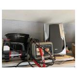 BATTERY CHARGER, AIR INFLATOR , COMPRESSOR,
