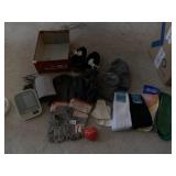SOCKS, GLOVES, BLOOD PRESSURE MONITOR, CHAPS SZ 8