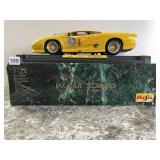 MAISTO - JAGUAR XJ220 RACING, YELLOW, 1:12 SCALE