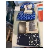 NATE BERKUS SHOWER CURTAIN NAVY 72' X 72' NEW,