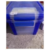 BLUE FILE BINS