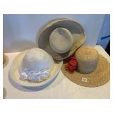 THREE NEW LADIES HATS INCLUDING LIZ CLAIBORNE