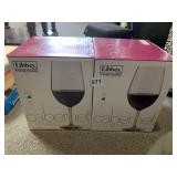 2 BOXES LIBBEY WINE GLASSES