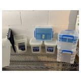 SMALL ORGANIZER BINS INCLUDING 2 WITH TRAY
