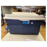 RUBBERMAID ROUGH TOTE HINGED STORAGE CONTAINER