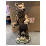 CRE ART BEAR BROWN STANDING SCULPTURE #28 OF 2500