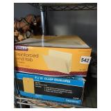 FILE FOLDERS AND ENVELOPES