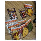 PUMPKIN CARVING KITS, FELT LEAVE TRIVETS, NEW