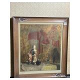 THE PRINCE AND HIS HORSE BY PUSHMAN SIGNED LOWER