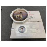 COLLECTOR PLATE INDIAN AND GOOD SHEPHERD