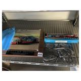 RICHARD PETTY SIGN, MODEL AND METAL PLAQUE