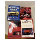 4 HARDBACK COOL CARS COFFEE TABLE BOOKS