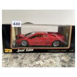 MAISTO - LAMBORGHINI DIABLO DIE-CAST MODEL, RED,