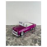 DIE-CAST MODEL CAR - 1949 FORD LEAD SLED, PURPLE,