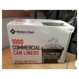 BOX OF 10 GALLON CAN LINERS 1 ROLL GONE