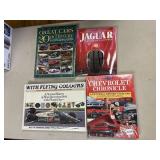 4 HARDBACK COOL CARS COFFEE TABLE BOOKS
