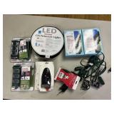 LED CHRISTMAS LIGHTS, EXTENSION CORDS, PLUG