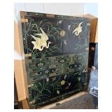LARGE ASIAN INLAY CABINET 4 DOORS 93' H X 60'W X