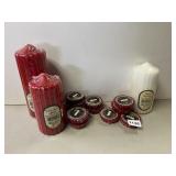 YANKEE CANDLE TARTS, PILLAR CANDLES