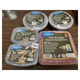 5 NEW FOOD STORAGE CONTAINER PACKS