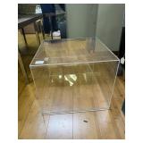 15X15X12 CLEAR PLASTIC DISPLAY CUBE