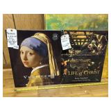 2 OVERSIZE BOOKS VERMEER ART INCLUDING READY TO