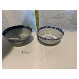2 CHINESE RICE BOWLS