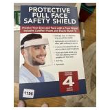 7 NEW 4 PACKS OF PROTECTIVE FULL FACE SHIELDS