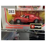 BBURAGO DIE-CAST MODEL - FERRARI GTO 1984, RED,