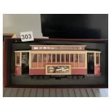 DIE-CAST TROLLEY CAR - HEINZ ADVERTISING, PINK,